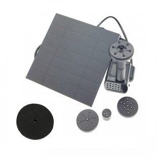 昂特电器1.2W方形喷泉太阳能花园喷泉景观喷泉太阳能水泵 小型喷泉