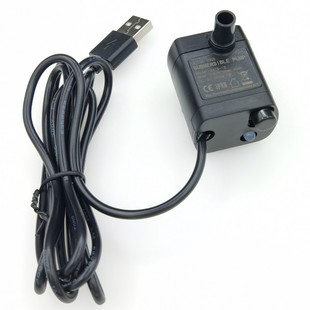 昂特电器2415-13防干烧缺水保护宠物静音usb插头黑色5V 微型水泵