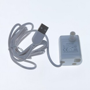 昂特电器2415-12 USB插头5V白色宠物饮水机静音直流无 刷微型水泵